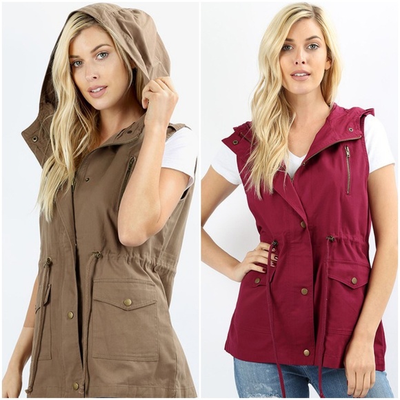 Mocha Utility Vest - Picture 4 of 6